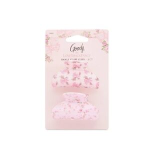 LoveShackFancy Pink Floral Hair Clips